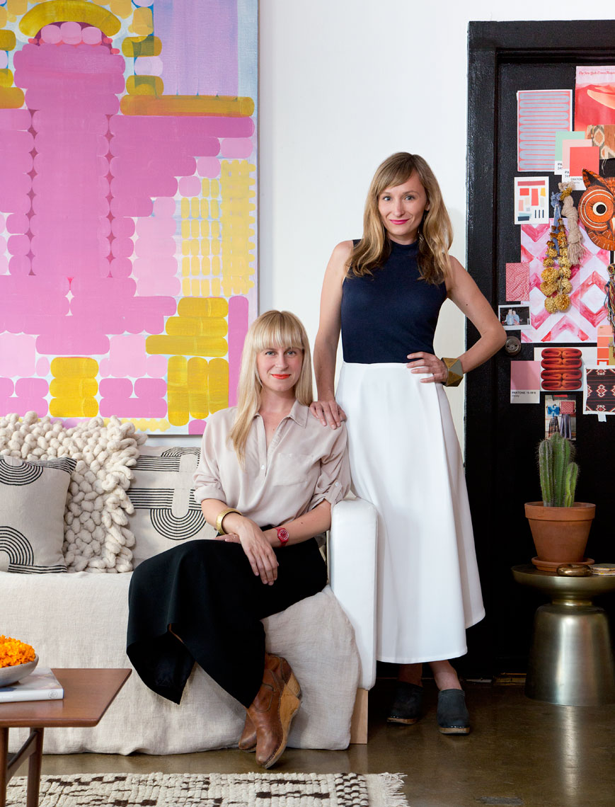 Lily and Hopie Stockman of Blockshop textiles